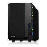 Synology DS220+ NAS DiskStation 2-Bays NAS Enterprise Sata HDD with Dual-Core Processor Backup Storage for Home Users / Business compatible with Seagate Ironwolf NAS HDD