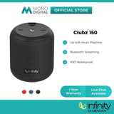 Infinity by Harman Clubz 150 Portable Wireless Bluetooth Speaker - Deep Bass, IPX7 Waterproof (Black/ Blue/ Red)