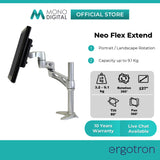 Ergotron Neo-Flex Extend LCD Arm, Monitor Mount (45-235-194)